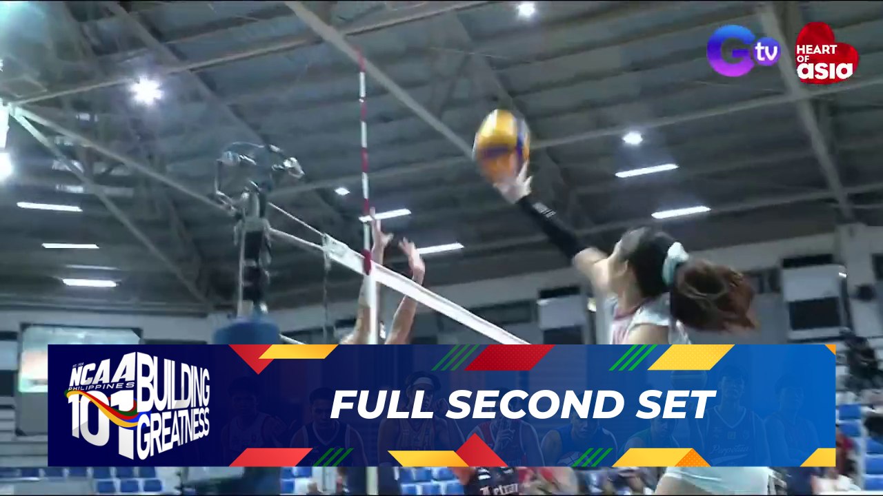 FULL SECOND SET (Semifinals) - San Beda Lady Red Spikers vs Letran Lady Knights | NCAA Season 101