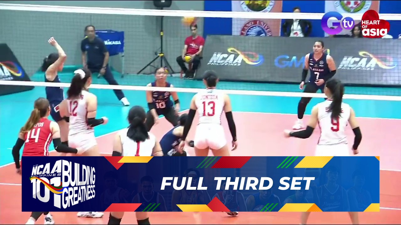 FULL THIRD SET (Semifinals) - San Beda Lady Red Spikers vs Letran Lady Knights | NCAA Season 101