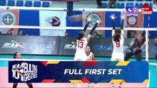FULL FIRST SET (Semifinals) - San Beda Lady Red Spikers vs Letran Lady Knights | NCAA Season 101