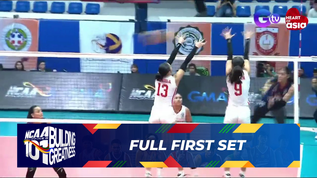 FULL FIRST SET (Semifinals) - San Beda Lady Red Spikers vs Letran Lady Knights | NCAA Season 101