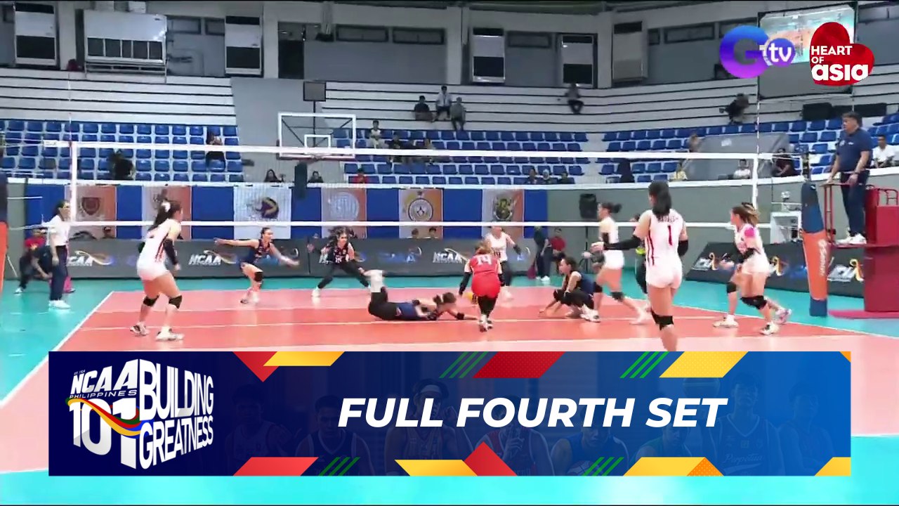 FULL FOURTH SET (Semifinals) - San Beda Lady Red Spikers vs Letran Lady Knights | NCAA Season 101
