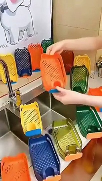 Smart Sink Organizer Gadget 🔥 | Store All Sink Accessories Easily | Kitchen Hack