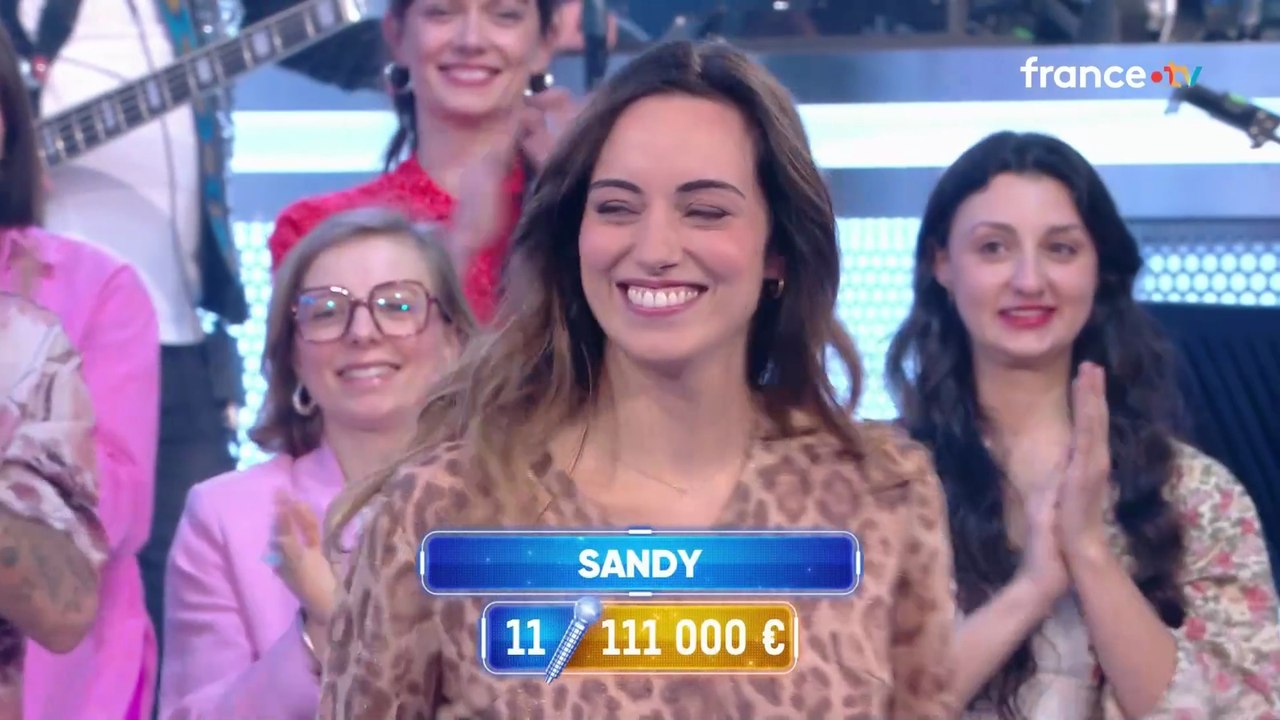 N'oubliez pas les paroles : Sandy a déjà un nouvel objectif !