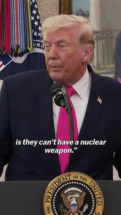 Donald Trump says the US is currently negotiating with Iran