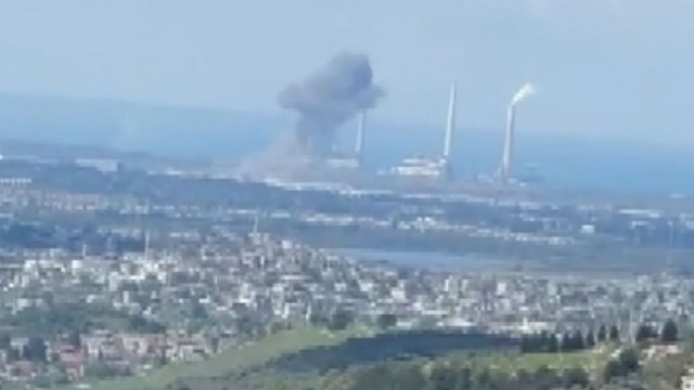 İran’dan fırlatılan füzeler, İsrail’deki Rabin Elektrik Santrali çevresine isabet etti