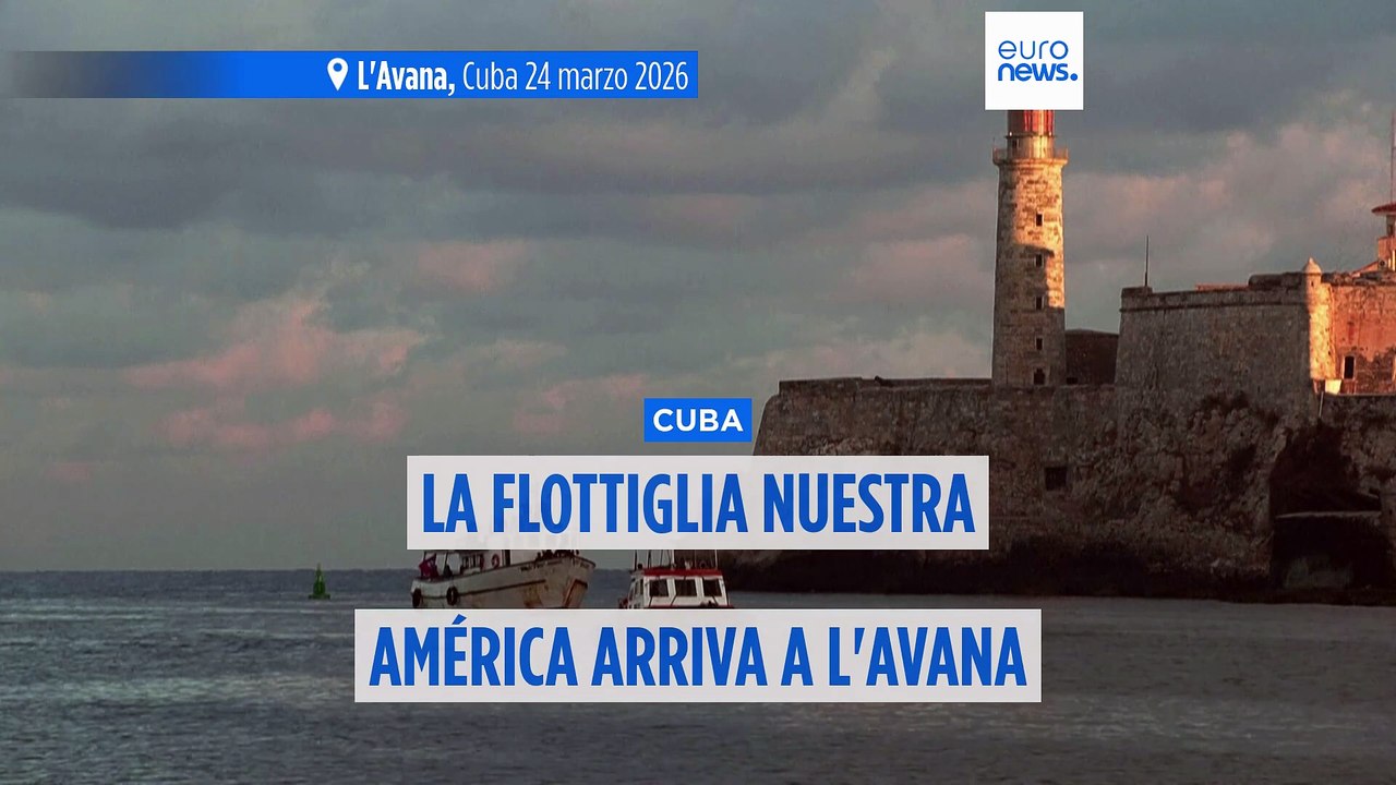 La flottiglia di attivisti Nuestra America sbarca a Cuba con diverse tonnellate di cibo