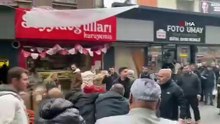 Zabıtaya tekme tokat saldıran seyyar satıcı ortalığı karıştırdı