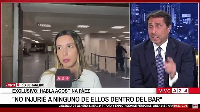 ¡Cometiste un acto racista!”: Agostina Páez volvió a hablar y protagonizó un tenso cruce con Eduardo Feinmann