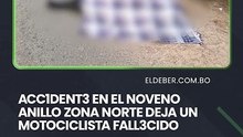 Acc1dent3 en el noveno anillo zona norte deja un motociclista fall3cido