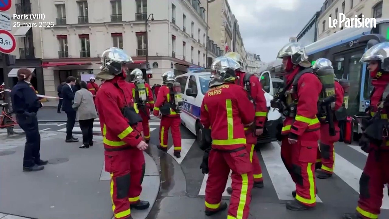 Paris : un incendie dans le palace Bristol à côté de l’Élysée, 400 personnes évacuées