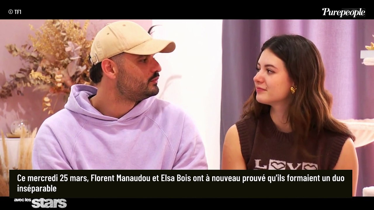 Florent Manaudou rend visite à Elsa Bois pendant les entraînements de Danse avec les stars, une photo partagée