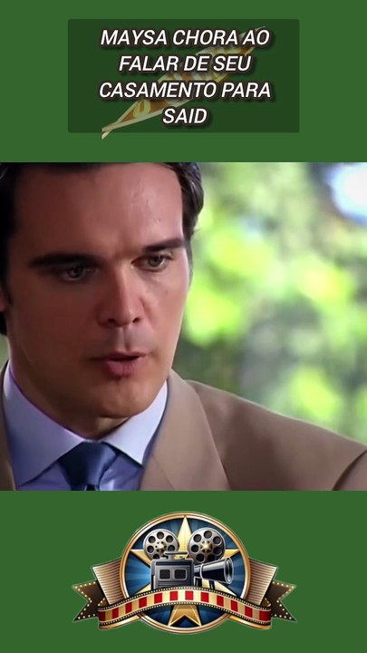 Novela O Clone - Maysa chora ao falar de seu casamento para Said