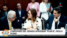 Comisiones del Senado aprueban el Plan B de la reforma electoral
