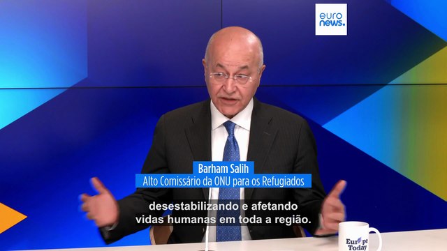 Impacto da guerra do Irão na população civil é profundo , diz chefe do ACNUR à Euronews