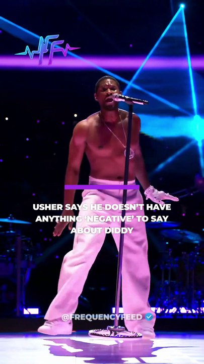 Usher is explaining why he still has a great amount of respect for Sean “Diddy” Combs.