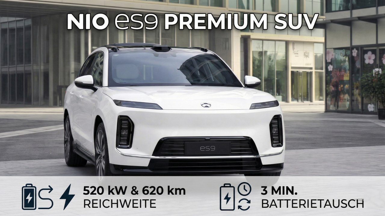 2027 Nio ES9: Luxus-SUV mit 900V Technik und LiDAR-Features
