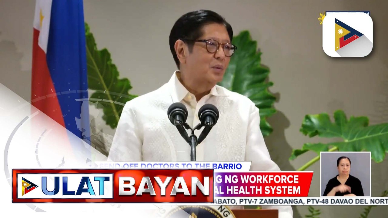 PBBM, pinangunahan ang send-off ceremony sa 290 na physicians na nakapagtapos sa ilalim ng DTTB Program | ulat ni Kenneth Paciente
