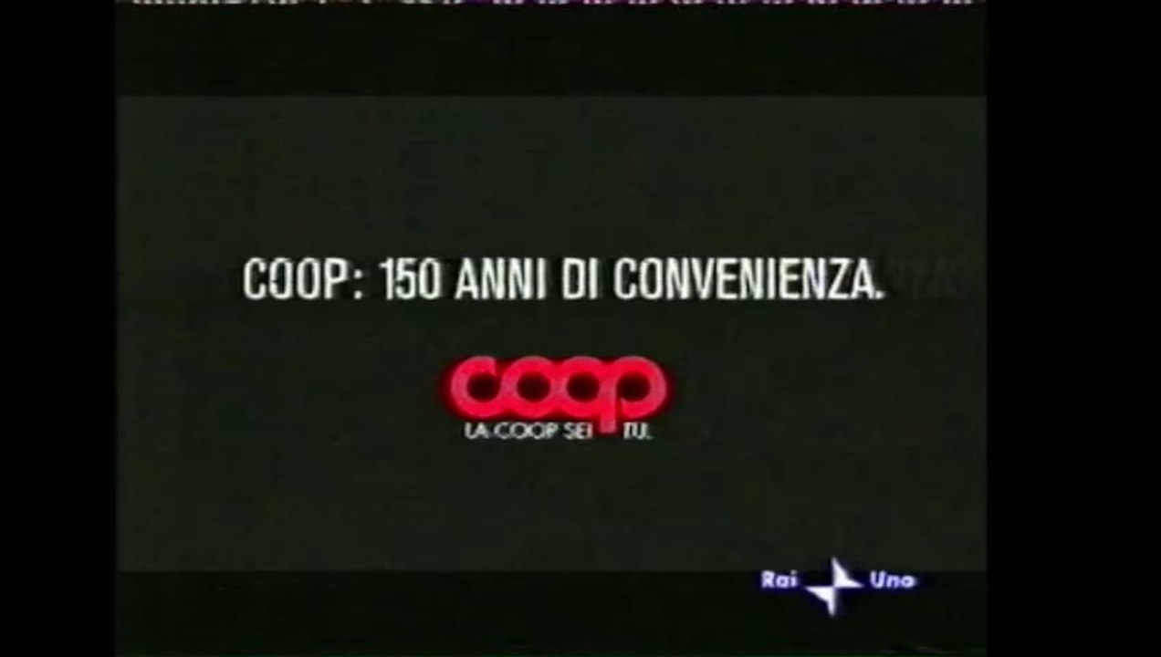 Pubblicità/Bumper anno 2004 2 Maggio RAI 1 - Coop