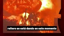 Incendio en un depósito de garrafas en Mariano Acosta, Buenos Aires: masivo despliegue de bomberos por riesgo de explosión.