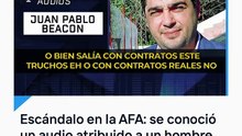 El presunto audio en el que Beacon describe los desvíos de fondos