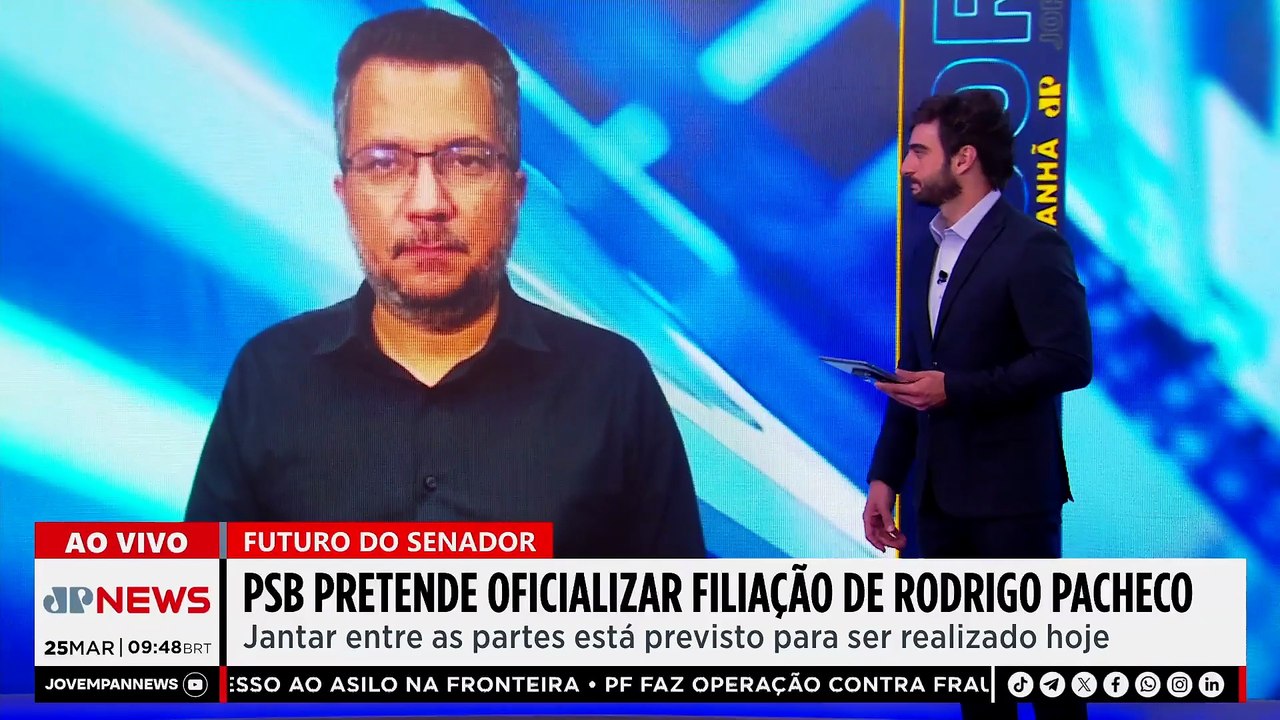 Rodrigo Pacheco se filia ao PSB e desponta como candidato em MG