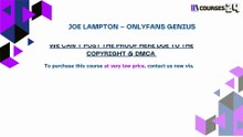 Courses24.site - Joe lampton - OnlyFans Genius