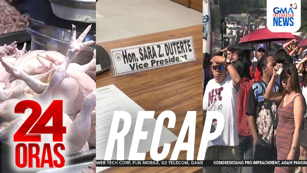 24 Oras: (Part 1) Subpoena vs Atty. Poa, Madriaga at mga taga-COA; Lampas P300/kg na presyo ng manok?; Stranded na mga commuter; atbp.