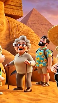 👉 🌍✨Çizgi Film Çocuk | 3D Dünya Harikaları 🌍 Babil Petra Mısır Maya Brezilya🏛️|🎬6.Bölüm #shortsvideo
