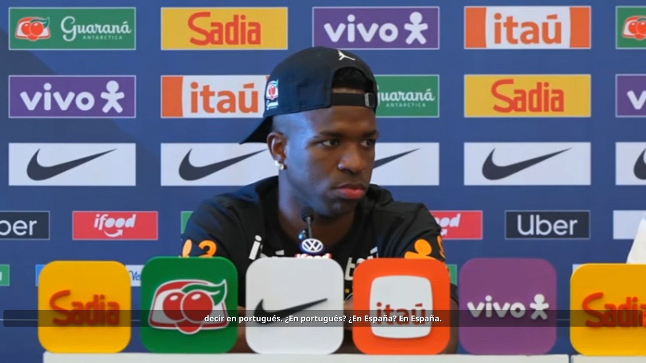 Preguntan a Vinicius por Griezmann y lo que sucede deja a carcajadas a toda la prensa