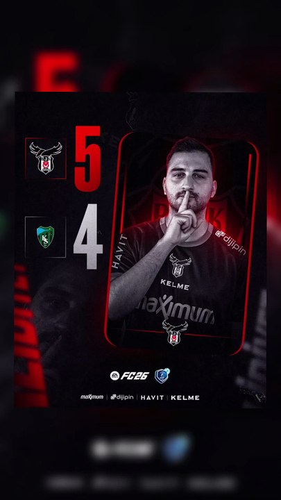EA FC26 oyuncumuz Mert ''iMertAL'' Altıntop, 29. Hafta eSüper Lig maçında Kocaelispor'u 5-4 yendi.