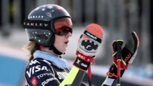 Mikaela Shiffrin secured a record-tying sixth women's overall World Cup skiing title by holding off a challenge from emerging German rival Emma Aicher in the final race of the season Wednesday in Norway.  Shiffrin needed only to finish in the top 15 of a