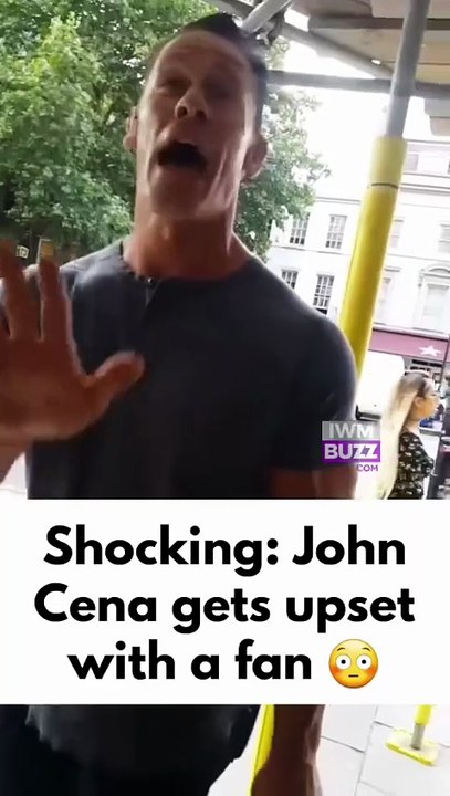 Viral video shows WWE star John Cena reportedly upset with a fan filming him without permission