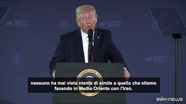 Trump: stiamo vincendo, gli iraniani trattano ma hanno paura di dirlo