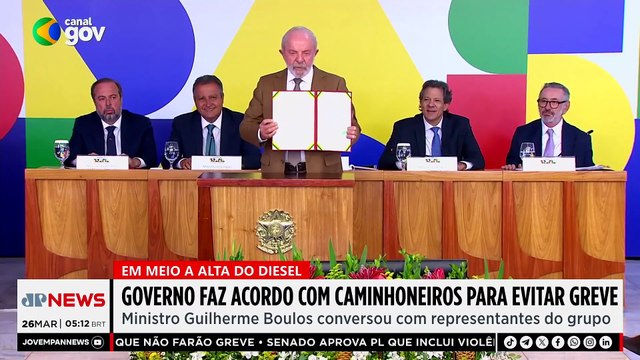Governo fecha acordo para evitar paralisação de caminhoneiros