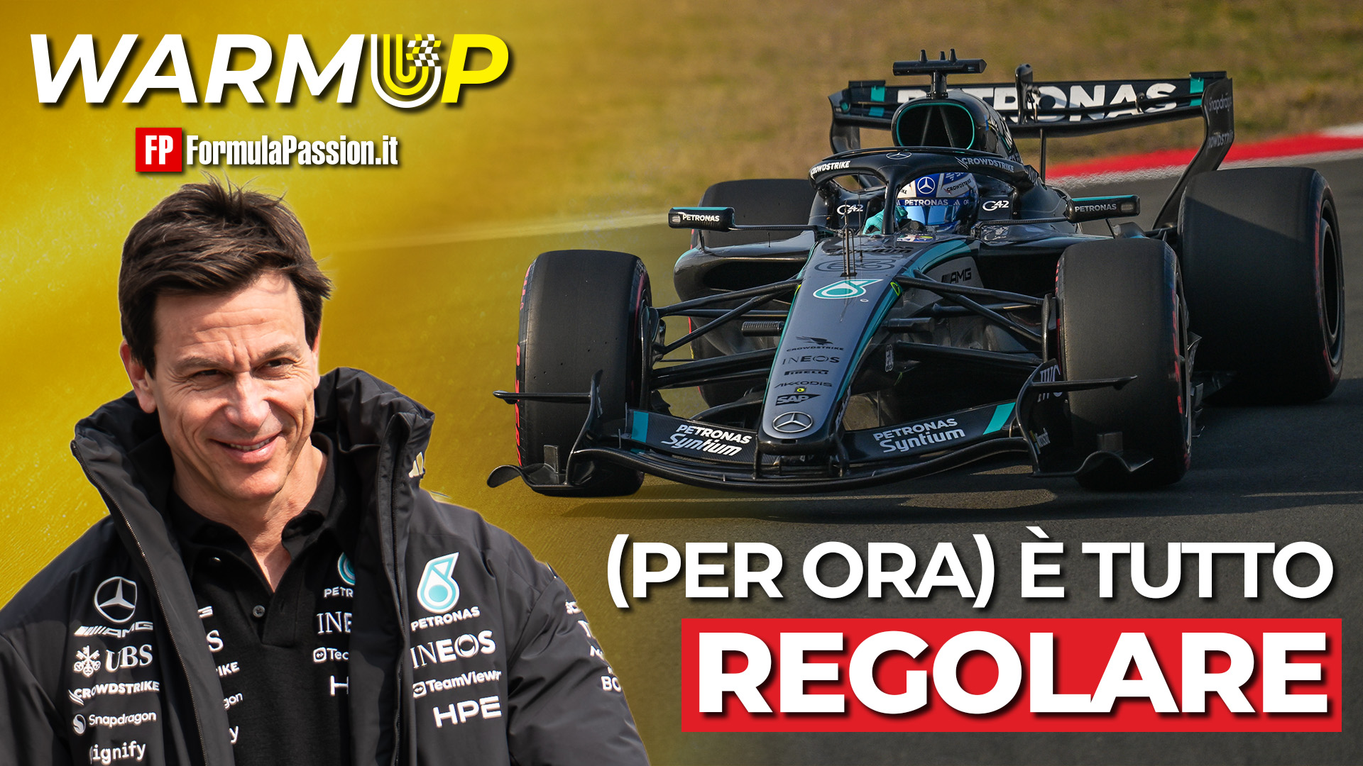 La FIA ha DECISO sull'ALA MERCEDES | WarmUp F1 171 - 26/3