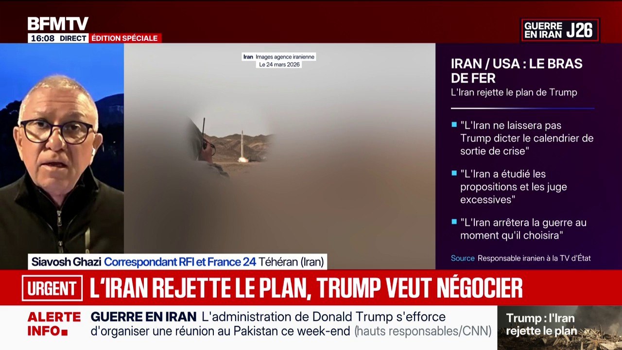 Moyen-Orient: Téhéran a refusé la proposition de paix de Donald Trump, assure la télévision d'État iranienne