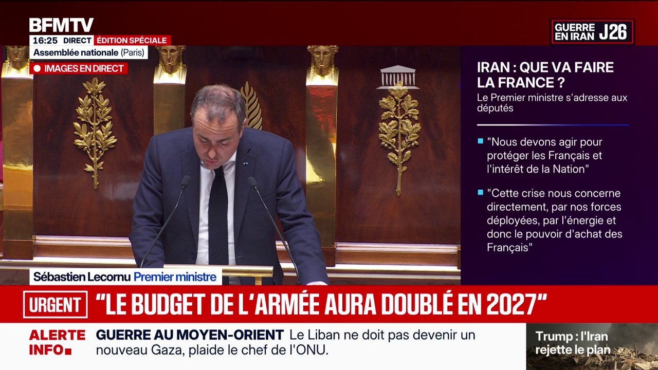 "L'urgence, ce sont évidemment les munitions": Sébastien Lecornu annonce l'investissement de 8,5 milliards d'euros supplémentaire de commandes de munitions entre 2026 et 2030 en munitions