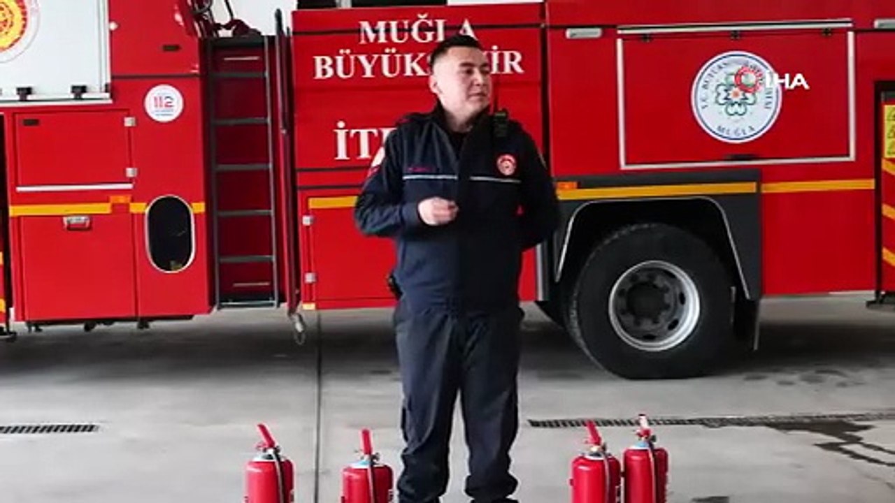 Bodrum’da yangın güvenliği bilinci artırılıyor