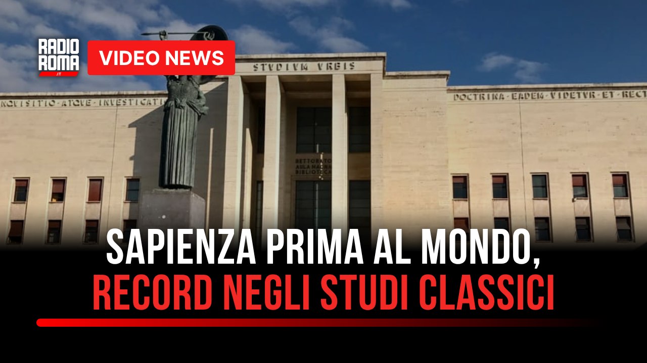 Sapienza prima al mondo, record negli studi classici