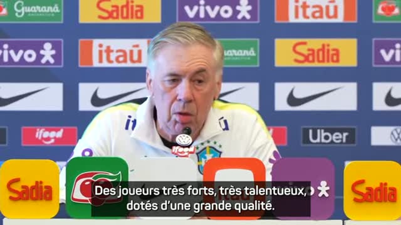 Brésil - Ancelotti : "C'était un plaisir de tra...