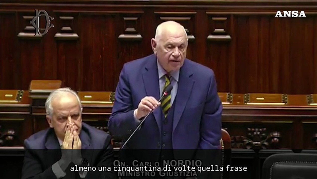 Nordio, frase sul sistema mafioso al Csm e' mio piu' grande rammarico
