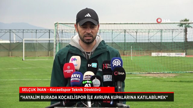 Kocaelispor Teknik Direktörü Selçuk İnan'dan Avrupa sözleri