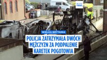 Brytyjska policja aresztowała dwóch mężczyzn w związku z podpaleniem karetek żydowskiej organizacji