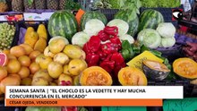 Semana Santa El choclo es la vedette y hay mucha concurrencia en el mercado