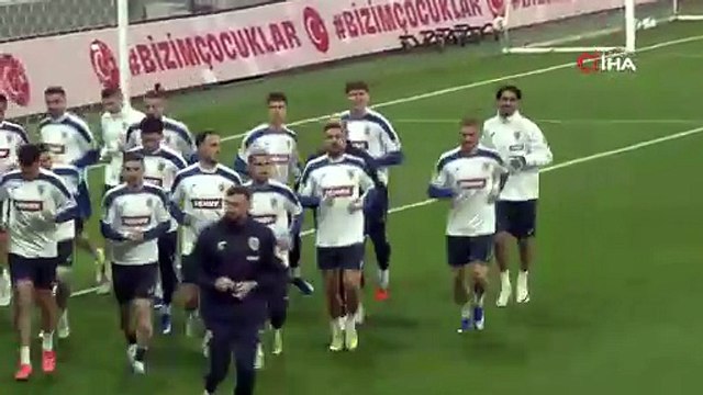 Romanya, Türkiye maçının son antrenmanını yaptı | Ajansspor | IHA