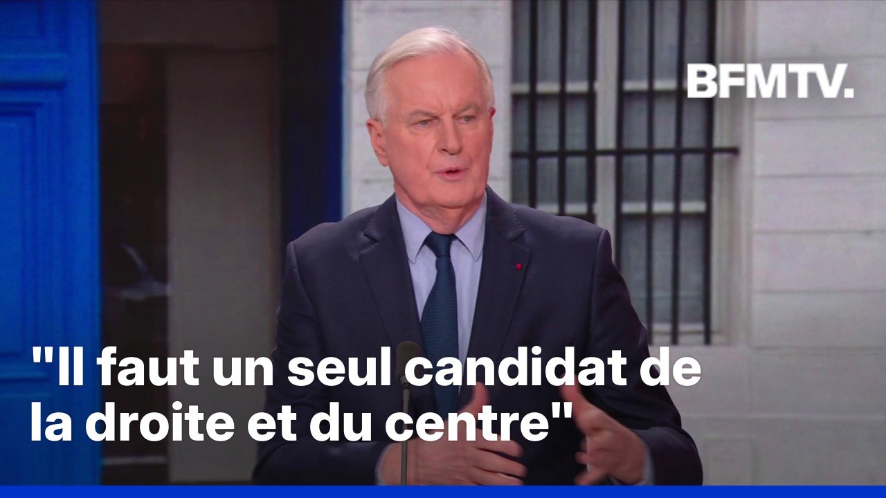 Les Républicains, présidentielle... L'interview en intégralité de Michel Barnier