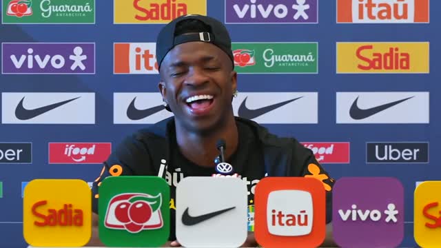 Brésil - Vinicius Jr. rend hommage à Griezmann
