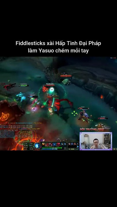 Fiddlesticks xài Hấp Tinh Đại Pháp làm Yasuo chém mỏi tay #fiddlesticks #yasuo #lienminhhuyenthoai #leagueoflegends #knightriseky