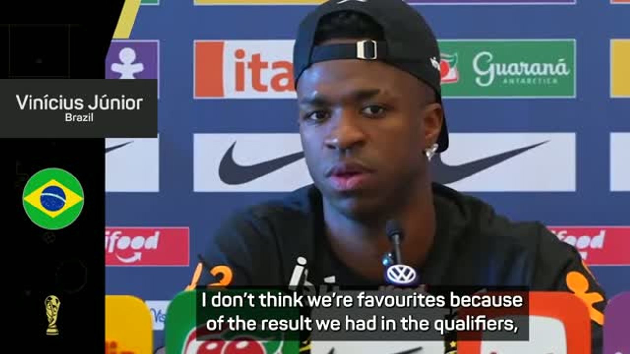 Vinicius Junior concedes Brazil are not favourites for World Cup