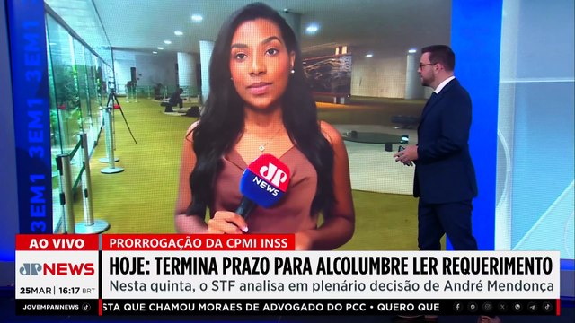 CPMI DO INSS: Termina nesta quarta-feira (25) prazo para Alcolumbre ler requerimento